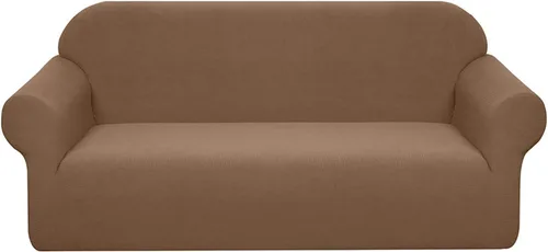 Vista 13 de Granbest Funda de Sofá Premium Repelente al Agua de Alta Elasticidad Funda Deslizable para Sofá de Tela Súper Suave (Beige, Grande)