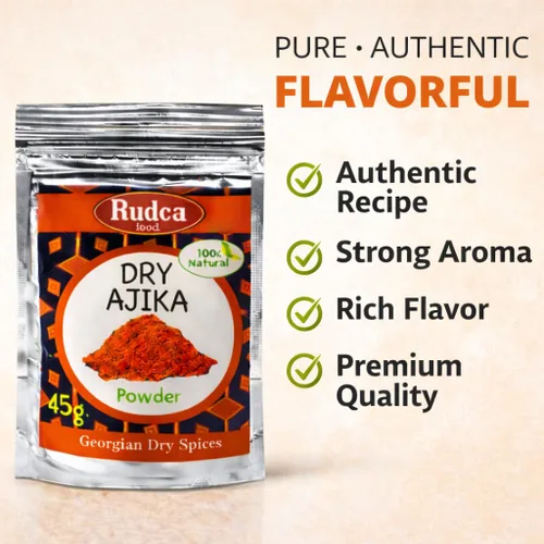 Vista 8 de Rudca Food Mezcla de especias secas Adjika - 1.59 oz (45 g)