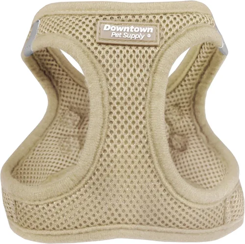 Vista 136 de Downtown Pet Supply Arnés para perro Step-in – Sin tirones, malla acolchada ajustable con ribete reflectante, correa de hebilla segura – Arnés