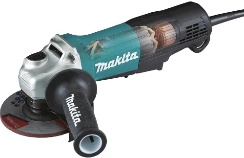 Vista 3 de Makita GA5052 Amoladora angular con interruptor de paleta de 4-1/2 pulgadas/5 pulgadas, con interruptor de CA/CC