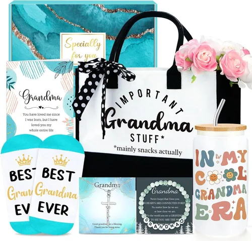 Vista 9 de Regalos para mamá de niño para nueva mamá, regalos para mujeres después del nacimiento, regalo de embarazo para mamás esperando, esenciales