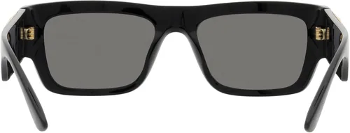 Vista 4 de Versace Man Sunglasses Havana Frame, Dark Bronze Lenses, 53MM