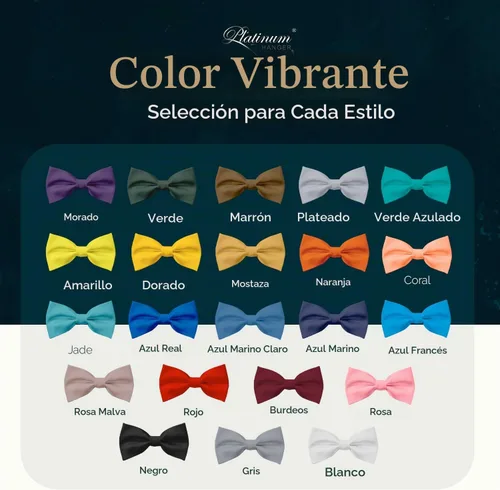 Vista 5 de Pajarita de esmoquin formal de satén preatada clásica para hombre, longitud ajustable, gran variedad de colores disponibles Negro