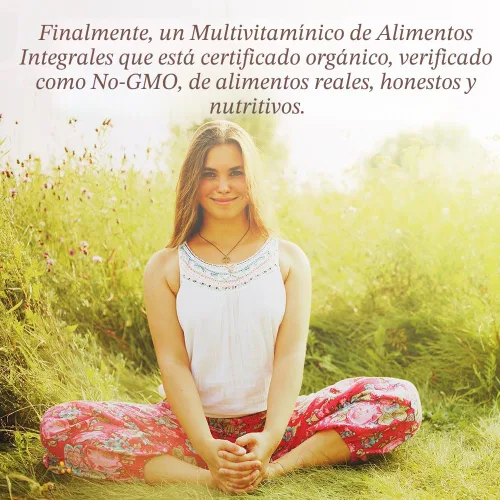Vista 4 de Suplemento multivitamínico orgánico Garden of Life, para mujer, tabletas múltiples, una vez al día, hhh-kyyy-tra-rat8289, 30, 1, 1