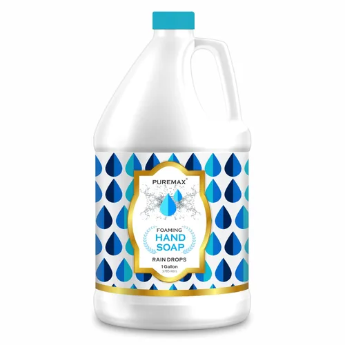 Vista 11 de Repuesto de jabón de manos espumoso con aceites esenciales, manzana verde, hidratante, totalmente natural, fabricado en Estados Unidos, 128 onzas