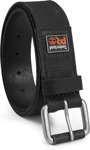 Vista 4 de Timberland Pro para hombre maletero cinturón de doble costura de piel Negro