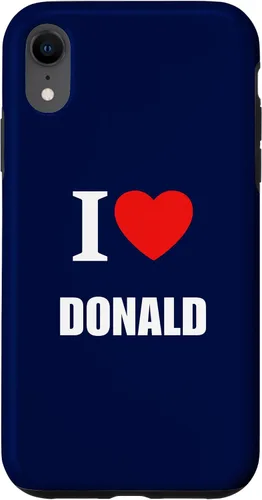 Vista 25 de Cute I Love Heart Donald Parents Wife Husband Girl Boy Case for iPhone 16