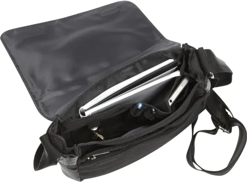 Vista 2 de Bugatti Basel - Bolso bandolera vertical (9.1 in), Marrón), MSG49425202BROWN