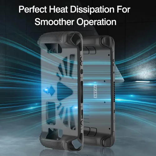 Vista 2 de SUIHUOJI Funda protectora de pie para cubierta de vapor, protector de accesorios de silicona engrosada, cubierta suave con 2 pares de agarres