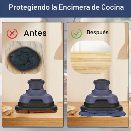 Vista 5 de Salvamanteles para freidora de aire de silicona para Ninja Crispi, almohadillas calientes para accesorios de freidora de aire Ninja Crispi