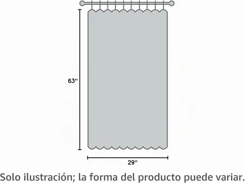 Vista 6 de Curtainworks Soho Panel de Cortina Transparente de Gasa con Pliegues Pinzados, 29 por 63 pulgadas, Ostra