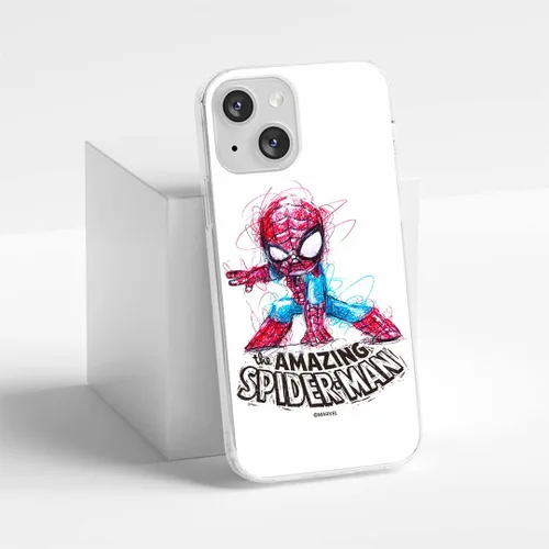 Vista 6 de ERT GROUP carcasa del teléfono móvil para Xiaomi REDMI NOTE 10/10S original y oficialmente con licencia Marvel patrón Spider Man 021 adaptado