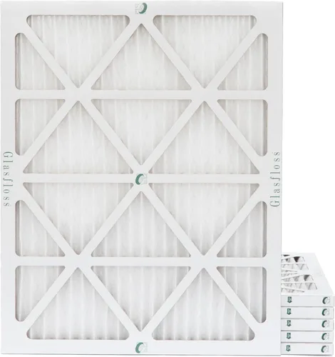Vista 16 de Glasfloss ZL 8x8x1 MERV 10 (FPR 5-6) Filtros de aire para caldera/aire acondicionado. (Caja de 6). Tamaño real: 8 x 8 x 7/8