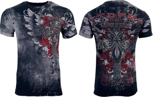 Vista 2 de Xtreme Couture by Affliction Camiseta Hombre Salvation Negro