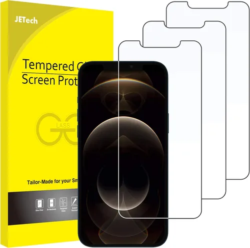 Vista 14 de JETech Protector de pantalla para iPhone SE 3/2 (edición 2022/2020), 4.7 pulgadas, película de vidrio templado, paquete de 3