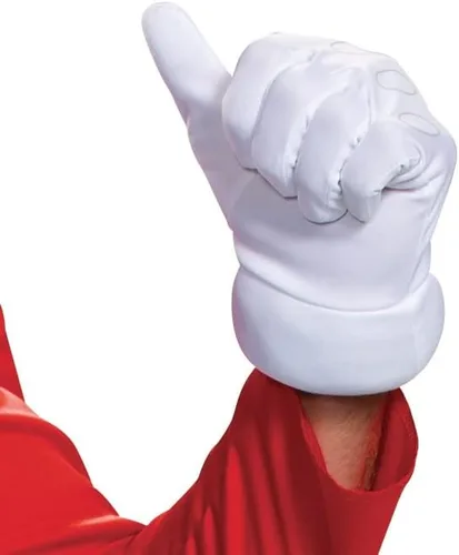 Vista 4 de Disguise Mens Mario Costume, Official Super And Hat Adult Sized, Mario, S (28-30)
