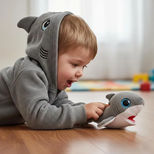 Vista 2 de Ty Beanie Boo Finnegan The Grey Shark - 6