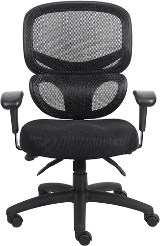 Vista 7 de Boss Office Products - Silla multifunción para tareas en negro, espalda media (B6338)