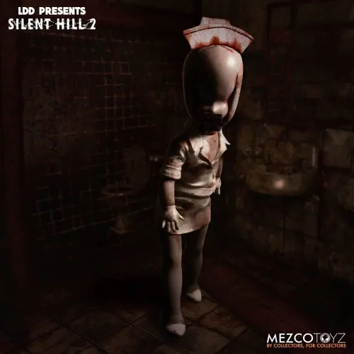 Vista 2 de Mezco Toyz Silent Hill 2: Bubble Head Nurse - Muñeca de 10 pulgadas