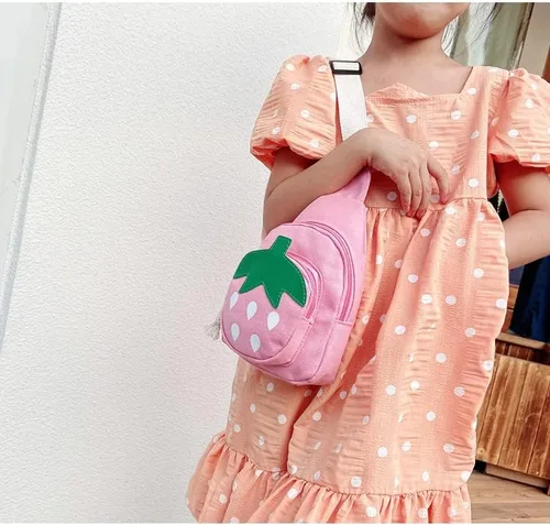 Vista 2 de Hiflyer Sling Bag Bolso de hombro Bolso de pecho, Mochila pequeña Bolsa de eslinga, Bolso Kawaii Mochila Kawaii Mochila Mochila Sling, rosado