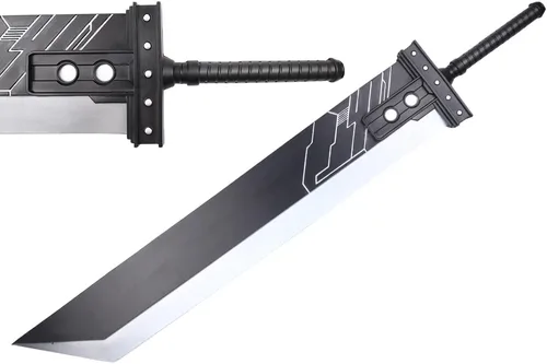 Vista 9 de Tienda - Fantasy PU Foam Zweihander Espada ancha con núcleo interior - Varía estilo de 42.5" o 57" Espada Buster de 42.5 pulgadas