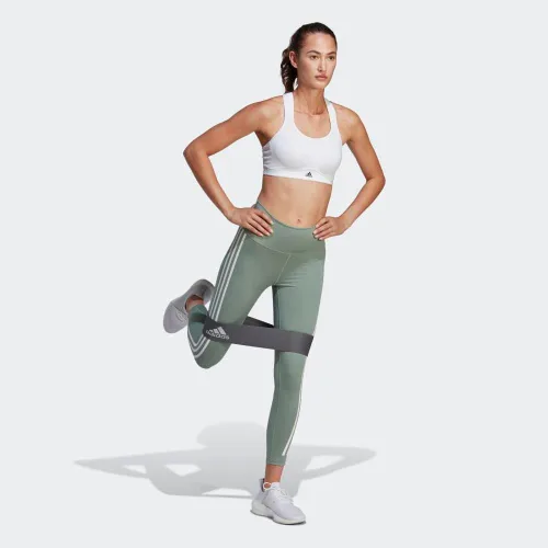 Vista 3 de adidas mujer Optime Training Icons 3-rayas 78 medias