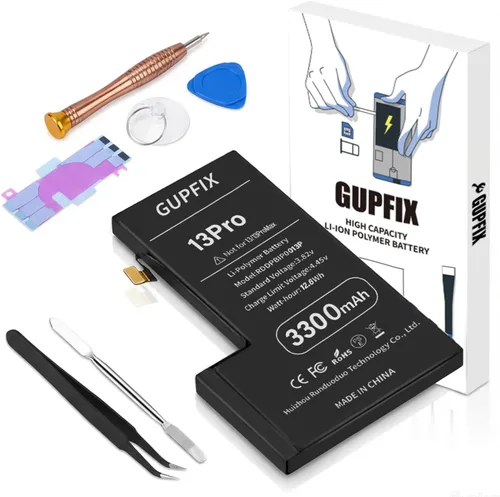 Vista 19 de Batería GUPFIX para iPhone 12/12Pro sin advertencia de pieza desconocida emergente No Unknown Part Info High Real Capacity Long Last Time Wireless