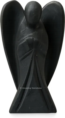 Vista 19 de Ángel de Amatista de Amazing Gemstone - Ángel de Cristal de Amatista y Figuras de Ángel Guardián de Bolsillo de Cristal de Amatista (10 centímetros)