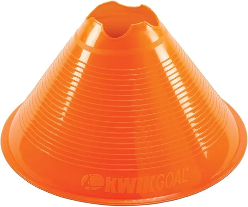 Vista 10 de Kwik Goal Jumbo Disc Cones, Pack of 12 Azul