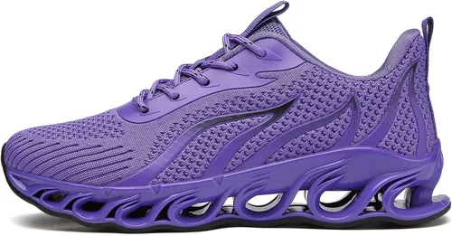 Vista 3 de Zapatos deportivos para correr para mujer, tenis atléticos, para caminar, transpirables, a la moda