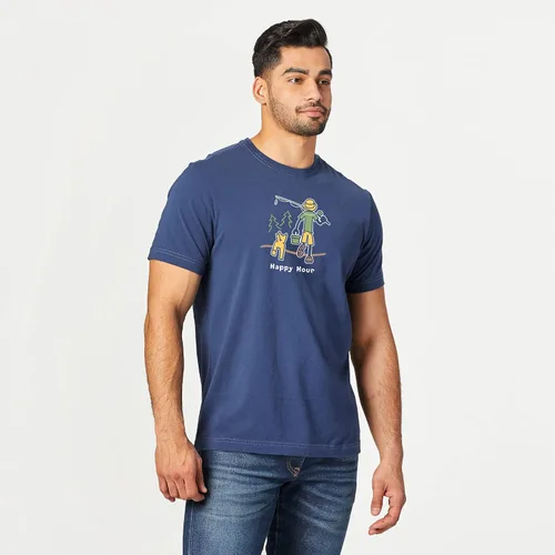 Vista 4 de Life is Good Pesca Happy Hour para hombre