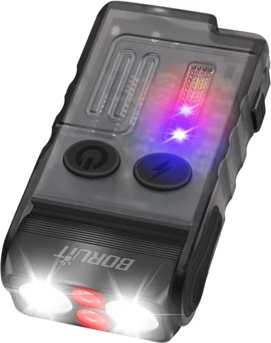 Vista 9 de BORUIT Linterna pequeña V20 con clip, magnética, giratoria de 180° Fluorescente