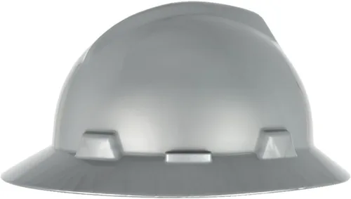 Vista 17 de MSA V-Gard Casco de Ala Completa con Suspensión - Carcasa de Polietileno, Protección Superior contra Impactos y Correas de Corona Autoajustables