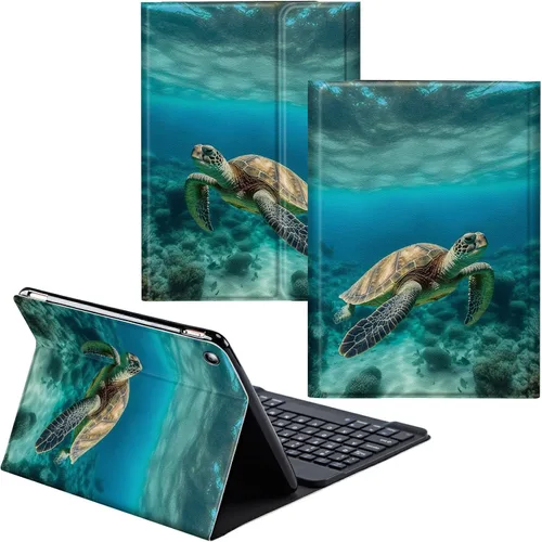 Vista 28 de Funda para Samsung Galaxy Tab S6 Lite 2022/2020 Teclado inalámbrico desmontable y cubierta de soporte de piel sintética Funda protectora
