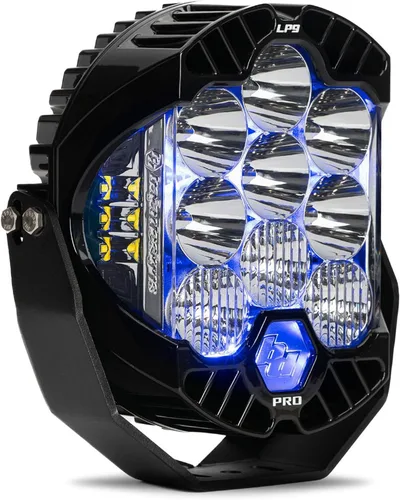 Vista 4 de Baja Designs LP9 Pro - Cápsula de luz LED para Jeeps, todoterreno 4x4, camión, UTV (lente puntual; ámbar)
