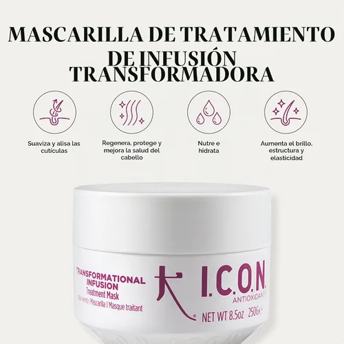 Vista 2 de I.C.O.N. Mascarilla de tratamiento hidratante de infusión transformacional
