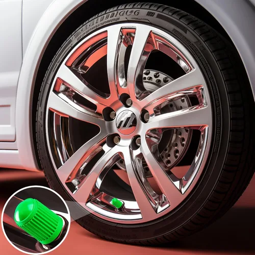 Vista 129 de 10 piezas de tapas de válvula de neumático TPMS con vástago largo, tapas de válvula de rueda de plástico negro para TPMS TR20008, tapas de vástago