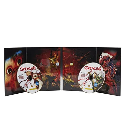 Vista 4 de Gremlins 30th Anniversary Exclusive Diamond Luxe Limited Edition Blu-ray 2 Disk Rare Region free