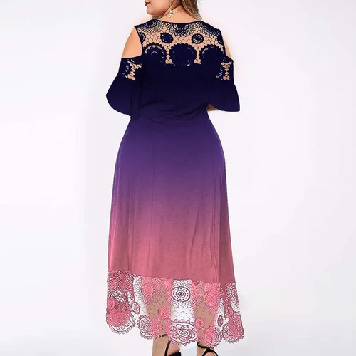 Vista 5 de Ruziyoog Vestido sexy de verano para mujer, talla grande, con lentejuelas, para fiesta, cóctel, noche, elegante, vestido de graduación, Arco iris