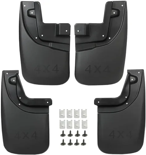Vista 17 de PIT66 guardabarros moldeados para salpicaduras de lodo, compatibles con Chevy Silverado GMC Sierra 1500 1999-2007, para Sierra 2500 3500 2007-2014
