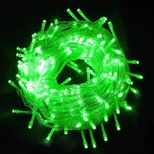 Vista 10 de Guirnalda de luces negras de hadas con función de memoria. Extensión de 33 pies con 100 luces LED enchufables, acogedoras decoraciones blancas
