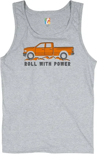 Vista 54 de Tee Hunt Camisetas gráficas y camisetas sin mangas para hombre Roll with Power Pickup Truck