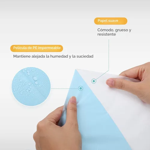 Vista 5 de TRIPTIPS Fundas de asiento de inodoro, paquete de viaje desechables, 60 unidades, uso más rápido, sin adhesivos, impermeable, funda de asiento
