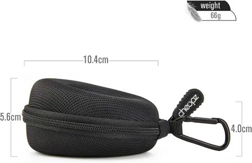 Vista 4 de Caja de viaje para relojes de pulsera y relojes inteligentes de hasta 1.969 in, color negro, Negro -, CasualViajeGimnasioSolteroPortátil