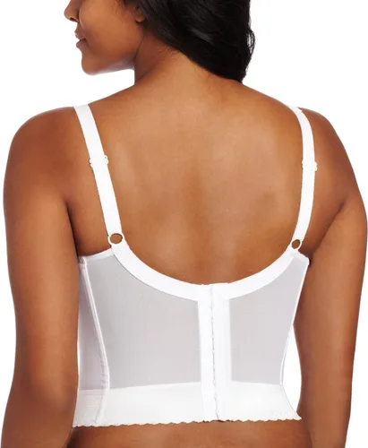Vista 2 de Carnival Brasier sin varillas para mujer, talla grande, con correa de camisola de línea larga, copa suave, sin varillas