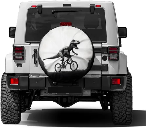 Vista 15 de Cubierta de neumático de repuesto con estampado de caballo 3D, impermeable y a prueba de polvo, para remolque, RV, SUV y muchos vehículos de 14