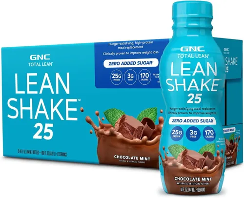 Vista 10 de GNC Total Lean Lean Shake 25 - Mantequilla de maní y chocolate (16 porciones)