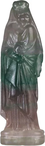 Vista 17 de Rockcloud Figura de cristal curativo Amatista Virgen María sosteniendo bebé figura religiosa escultura Nuestra Señora Reiki bendito regalos