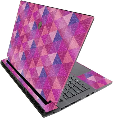 Vista 485 de MightySkins - Skin brillante con purpurina para Alienware M17 R3 (2020) y M17 R4 (2021) - Diversión de los años 90 Acabado duradero con purpurina