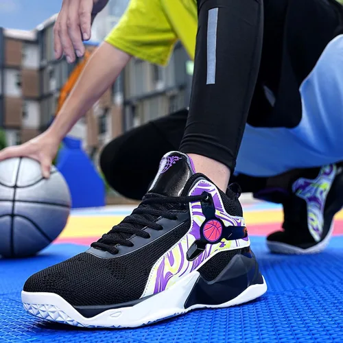 Vista 7 de Tenis unisex de caña alta, ligeros, para correr, correr, correr, tenis y baloncesto